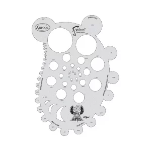 ARTOOL FH BLTFX 1 Blasted FX Circle FX Freihand Airbrush Schablone von Ryan ""Ryno"" Templeton" (200505)