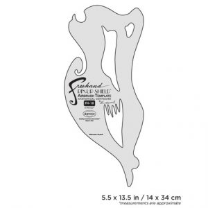 ARTOOL FH 10 Pin Up Shield Freihand Airbrush Schablone von Edward Reed (200310)