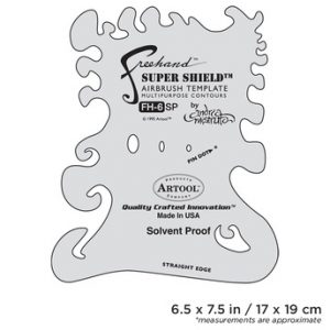 ARTOOL FH 6 SP Super Shield Freihand Airbrush Schablone von Andrea Mistretta (200305)