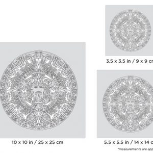 ARTOOL FH AZTFX 1 Aztek FX Set (3 Stk.) Freihand Airbrush Schablonen von Gerald Mendez (200504)