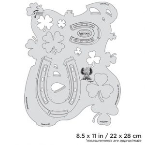 ARTOOL FH BLTFX 4 Blasted FX Lucky FX Freihand Airbrush Schablone von Ryan ""Ryno"" Templeton" (200508)