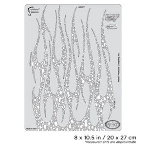 ARTOOL FH FOR 11 Flame-o-rama 2 Spot Freihand Airbrush Schablone von Craig Fraser (200332)