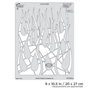 ARTOOL FH FOR 6 Flame-o-rama 2 Van Flamin Freihand Airbrush Schablone von Craig Fraser (200327)