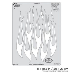 ARTOOL FH FOR 7 Flame-o-rama 2 Classico Freihand Airbrush Schablone von Craig Fraser (200328)