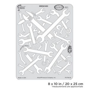 ARTOOL FH FX4 22 FX4 Wrenched Freihand Airbrush Schablone von Craig Fraser (200457)