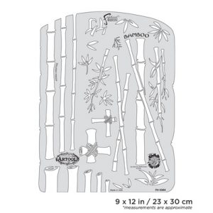 ARTOOL FH KM 4 Kanji Master Bamboo Freihand Airbrush Schablone von Dennis Mathewson (200426)