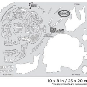ARTOOL FH SDSK 3 Steam Driven Sprung Freihand Airbrush Schablone von Craig Fraser (200516)