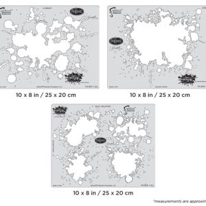 ARTOOL FH SFX 1 Splatter FX (3 Stk.) Freihand Airbrush Schablonen von Gerald Mendez (200483)