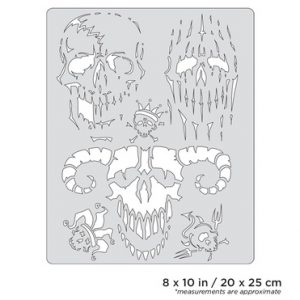 ARTOOL FH SK 11 SP Curse of Skullmaster Evil-Horde Freihand Airbrush Schablone von Craig Fraser (200365)