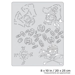 ARTOOL FH SK 12 SP Curse of Skullmaster Buccaneer Freihand Airbrush Schablone von Craig Fraser (200366)