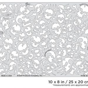 ARTOOL FH SK 30 SP Wrath of Skullmaster Kalaveras Freihand Airbrush Schablone von Craig Fraser (200436)