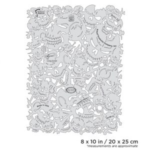 ARTOOL FH SK 31 SP Wrath of Skullmaster Bonz III Freihand Airbrush Schablone von Craig Fraser (200437)