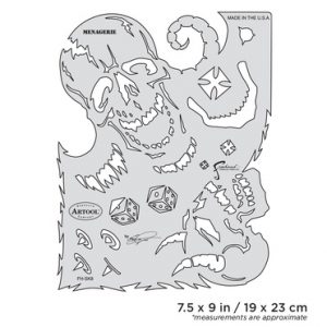 ARTOOL FH SK 8 SP Son of Skullmaster Menagerie Freihand Airbrush Schablone von Craig Fraser (200362)