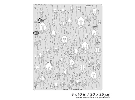 ARTOOL FH SM 1 Spider Master Spiderz Freihand Airbrush Schablone von Craig Fraser (200485)