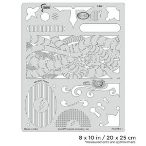 ARTOOL FH SPFX 1 Steampunk FX Junk Freihand Airbrush Schablone von Craig Fraser (200473)