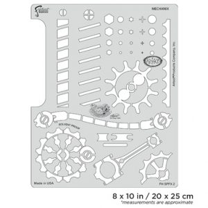 ARTOOL FH SPFX 2 Steampunk FX Mechanix Freihand Airbrush Schablone von Craig Fraser (200474)