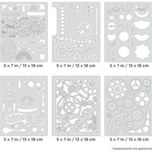 ARTOOL FH SPFX 7 MS Steampunk FX Mini Series Set (6 Stk.) Freihand Airbrush Schablonen von Craig Fraser (200493)