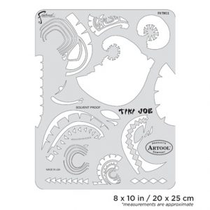 ARTOOL FH TM 11 Tiki Master II Tiki Joe Freihand Airbrush Schablone von Dennis Mathewson (200389)