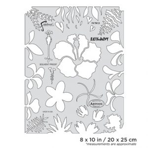 ARTOOL FH TM 13 Tiki Master II Leilani Freihand Airbrush Schablone von Dennis Mathewson (200391)