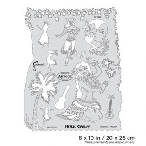 ARTOOL FH TM 9 Tiki Master II Hula Spirit Freihand Airbrush Schablone von Dennis Mathewson (200387)