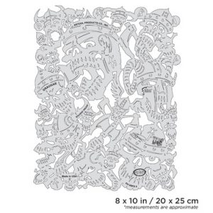 ARTOOL FH VKFX 4 Viking FX Draugar Freihand Airbrush Schablone von Craig Fraser (200501)