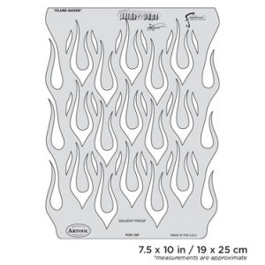 ARTOOL FOR 1 SP Freihand Airbrush Schablone Flame-o-rama Flame-Dango von Craig Fraser (200321)