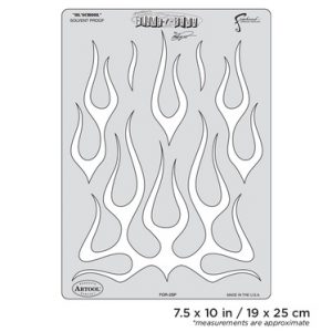 ARTOOL FOR 2 SP Freihand Airbrush Schablone Flame-o-rama Ol' School von Craig Fraser (200322)