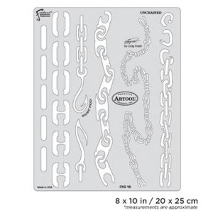 ARTOOL FX3 16 SP FX3 Unchained Freihand Airbrush Schablone von Craig Fraser (200395)