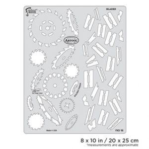 ARTOOL FX3 18 SP FX3 Blades Freihand Airbrush Schablone von Craig Fraser (200397)