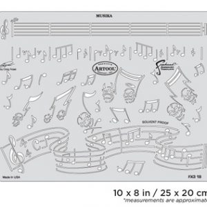 ARTOOL FX3 19 SP FX3 Musika Freihand Airbrush Schablone von Craig Fraser (200398)