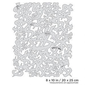 ARTOOL FXII 11 SP FX II Dolla Bill Freihand Airbrush Schablone von Craig Fraser (200351)
