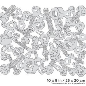 ARTOOL FXII 9 SP FX II Nutz N' Boltz Freihand Airbrush Schablone von Craig Fraser (200349)