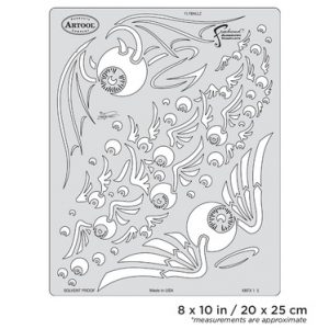 ARTOOL KKFX 15 SP Kustom Kulture Flyballz Freihand Airbrush Schablone von Craig Fraser (200334)