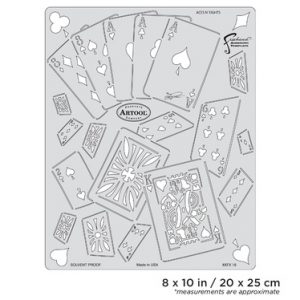 ARTOOL KKFX 18 SP Kustom Kulture Aces N' Eights Freihand Airbrush Schablone von Craig Fraser (200337)