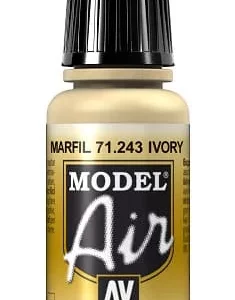 Vallejo Model Air 243 Ivory RAL 1014 17ml