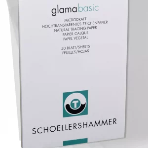 Transparentpapier Schoellerhammer Block 29,7 x 42 cm, 50 Blatt, 92 gr./m², A3