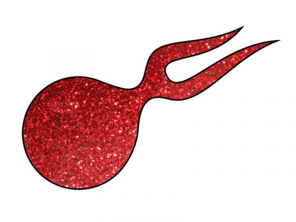 Flake King Candy Bright Red 30 Gramm, Small 0,1 mm